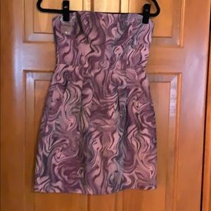 Bcbg maxazria strapless dress